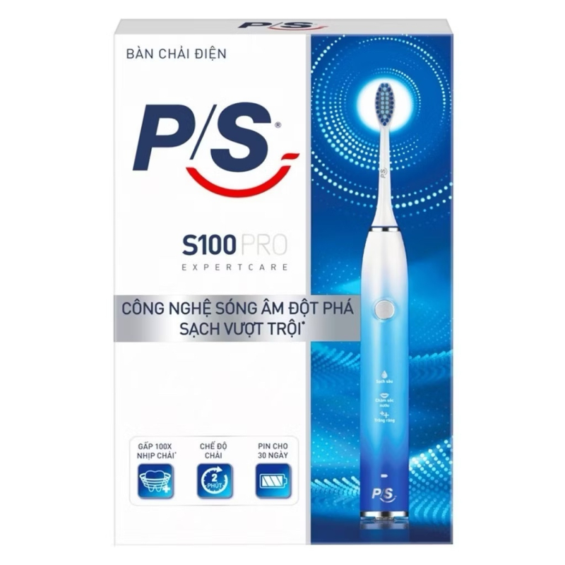 Bàn chải điện P/S S100 PRO – Màu Xanh Ombre