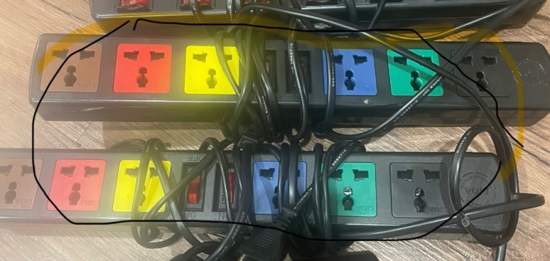 Ổ điện Lioa 6 lỗ 3 chấu