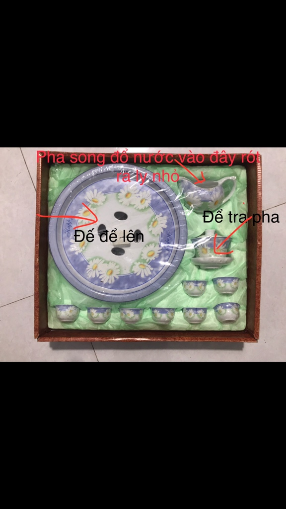 Bộ ấm tất kiểu Trung Quốc