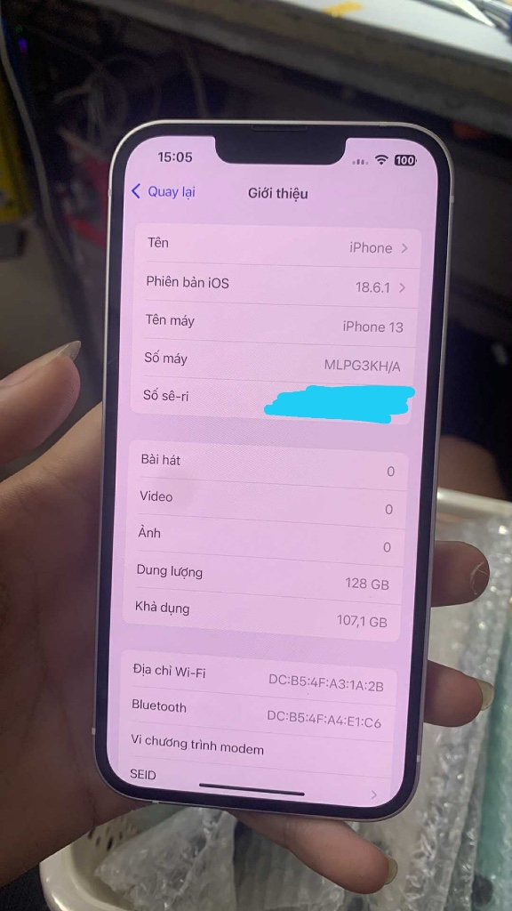 Iphone 13 Chính hãng 128Gb / bản kh/A