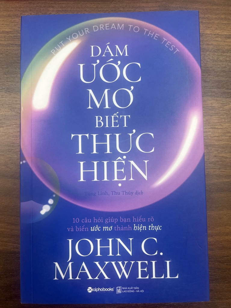 Thanh lý sách "Dám ước mơ biết thực hiện" của John C. Maxwell