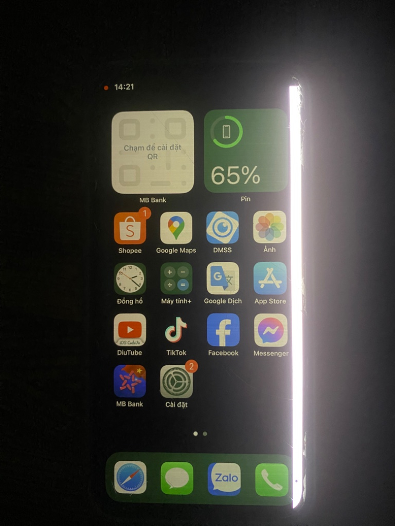 Iphone 11 pro 2 sim vật lý ios 14.6