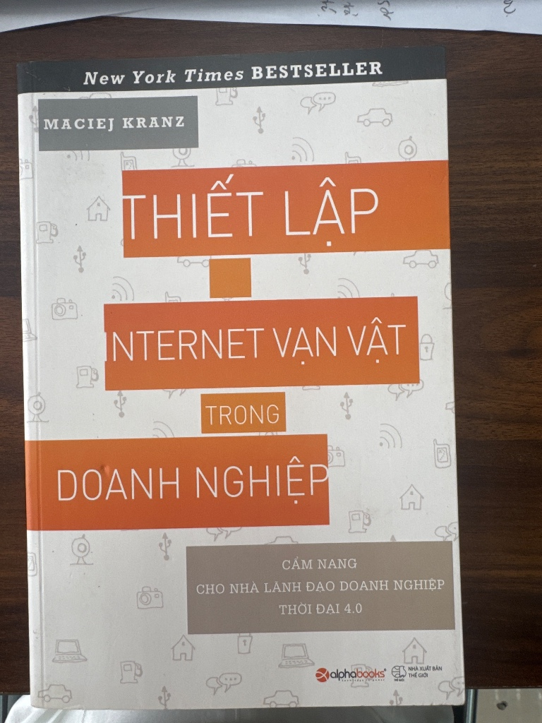 Sách "Thiết Lập Internet Vạn Vật Trong Doanh Nghiệp"