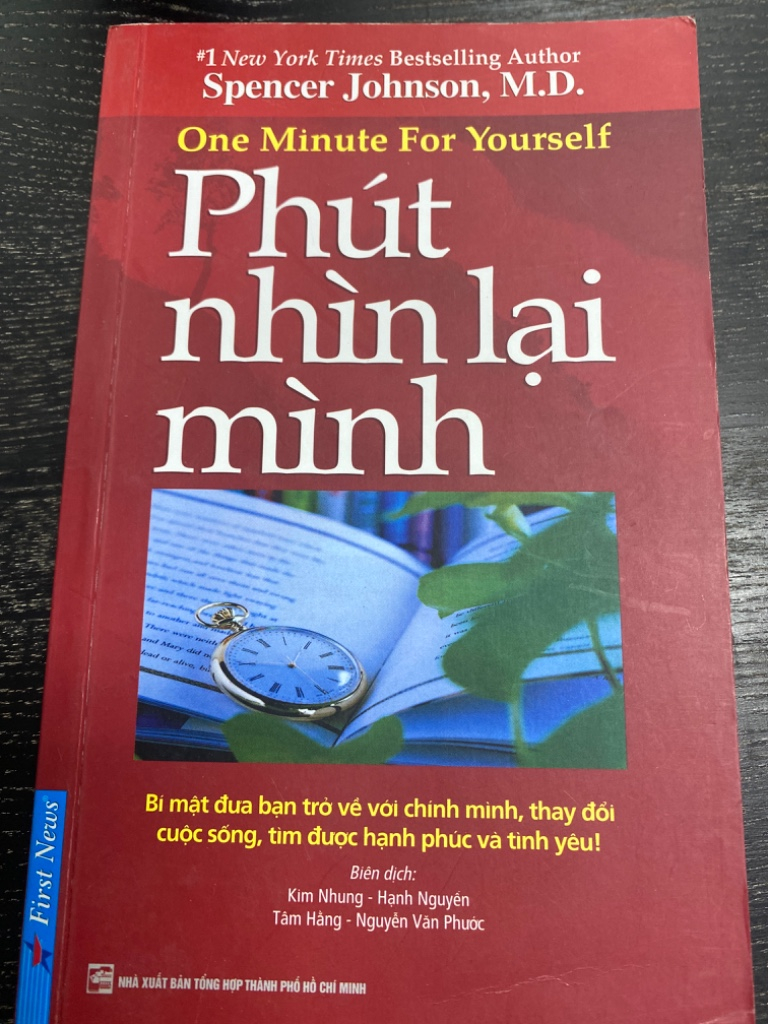 Thanh lý sách "Phút nhìn lại mình" của Spencer Johnson