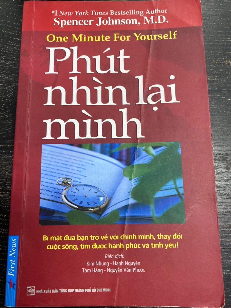 Sách "Phút Nhìn Lại Mình" của Spencer Johnson