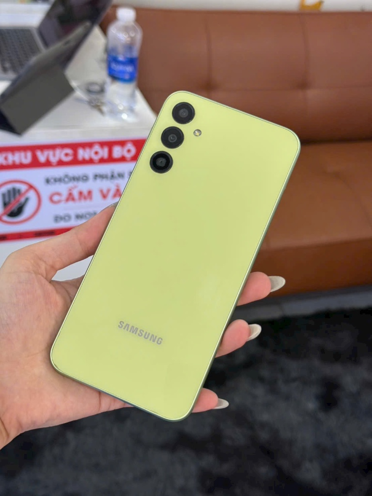 samsung galaxy a24 6/128GB Green VN 2 sim VL zin đẹp - Trả góp Không cần đưa Trước