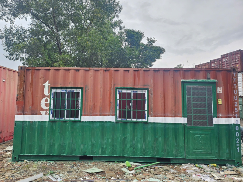 CONTAINER VĂN PHÒNG 20 FEET – ỐP NHỰA NANO CAO CẤP