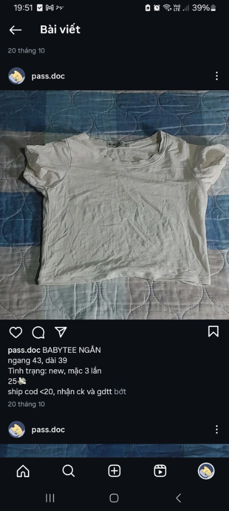 Áo Baby Tee Ngắn Tay