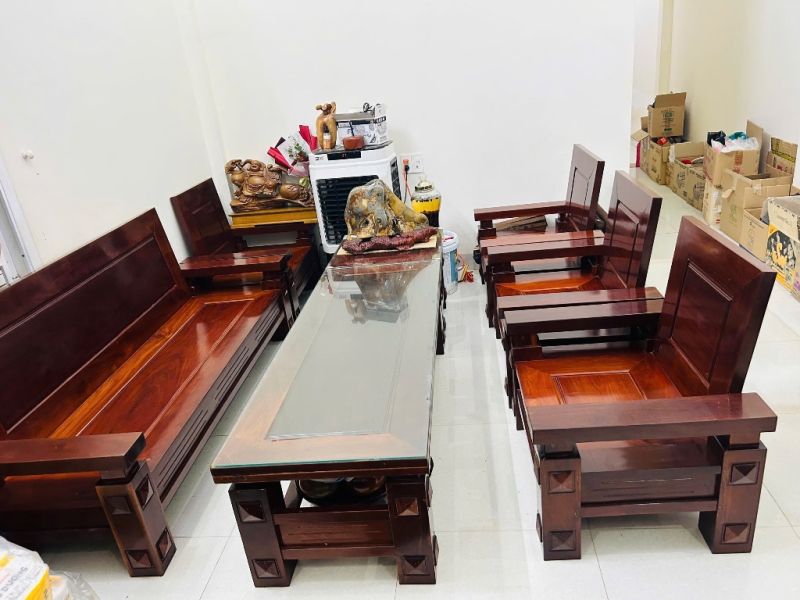 🪵 BÁN BỘ BÀN GHẾ GỖ TỰ NHIÊN CAO CẤP – HÀNG ĐẸP NHƯ MỚI 🪵