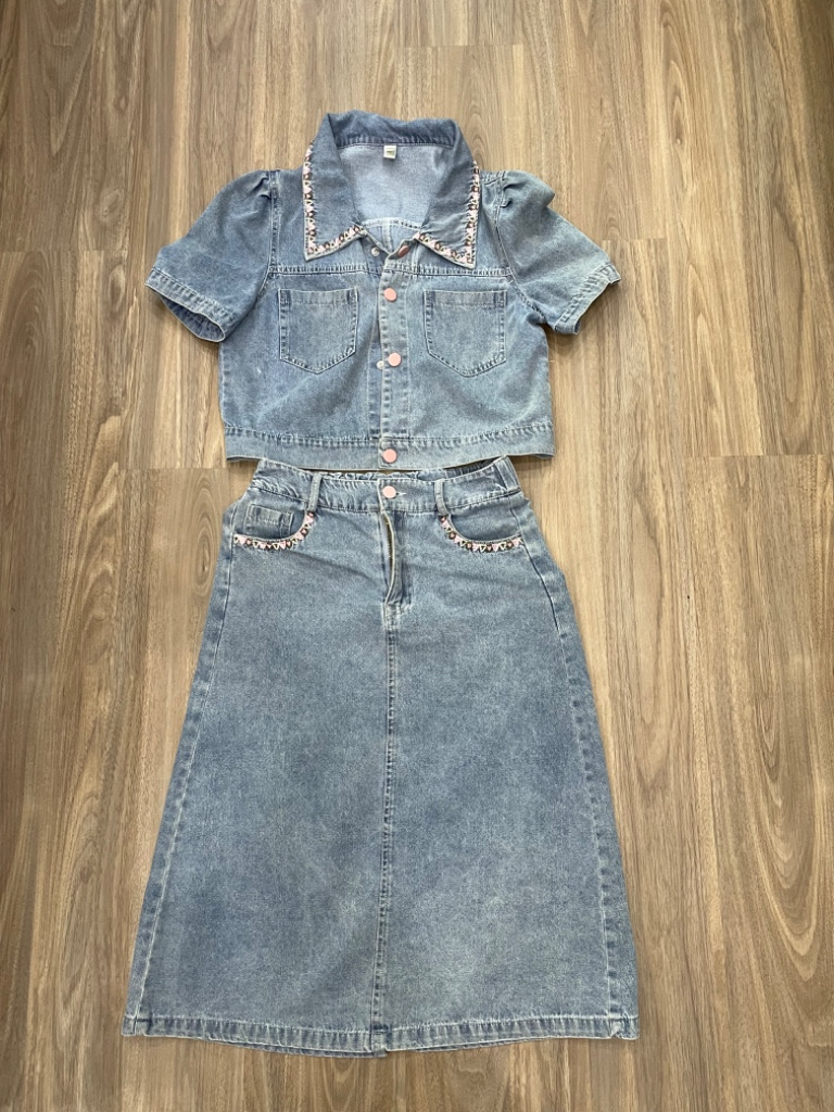 Set Đồ Công Sở Nữ Jeans Thời Trang