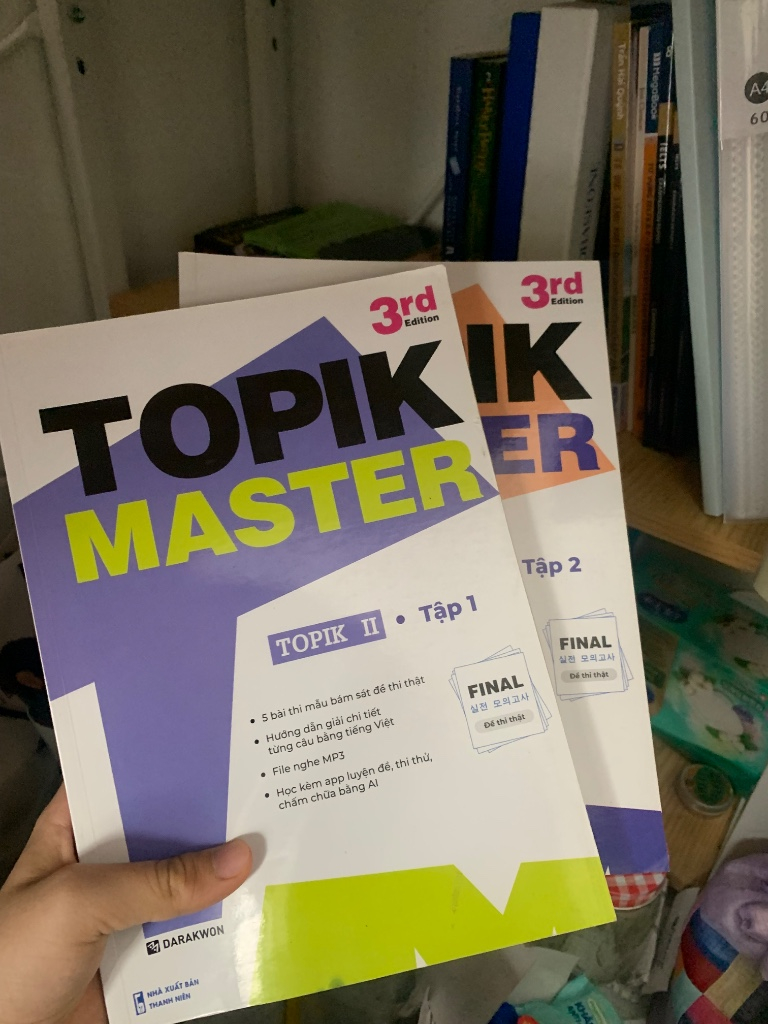 Bộ sách Topik Master 3rd Edition - Học Tiếng Hàn Hiệu Quả