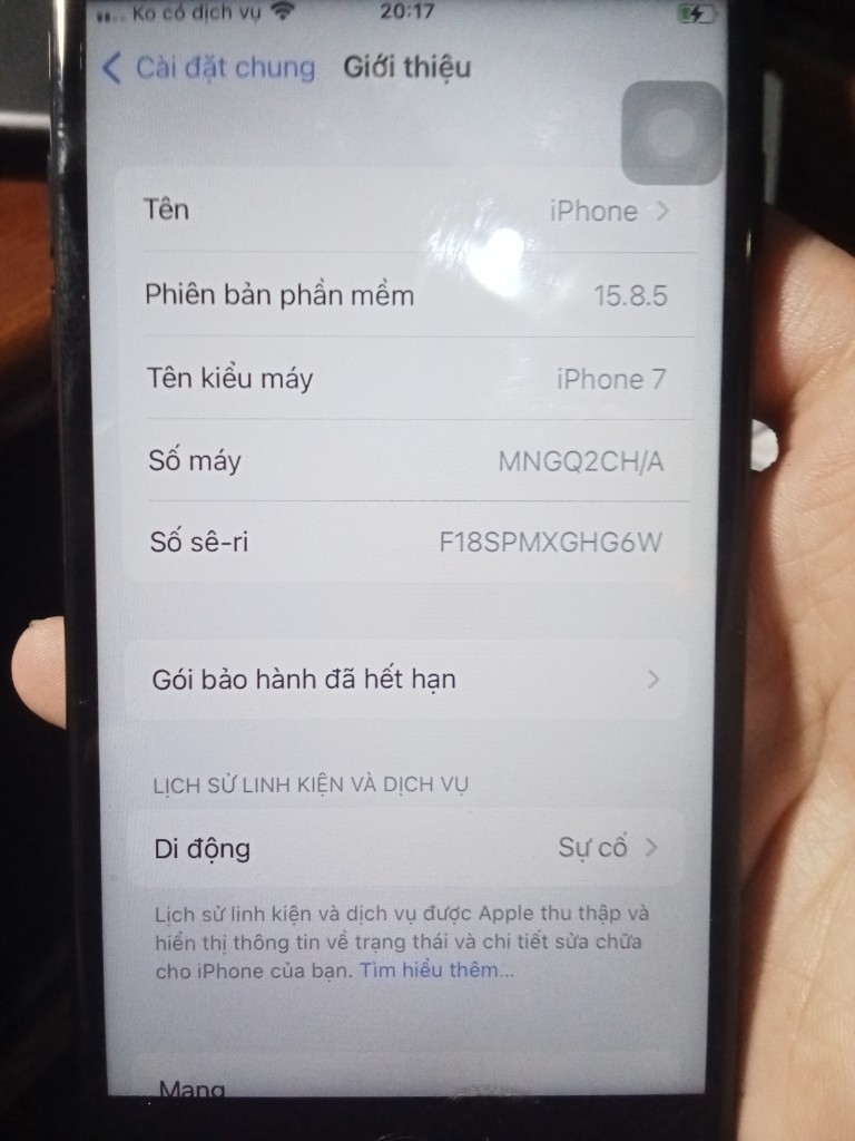 iPhone 7 32GB - Màu đen, còn vt