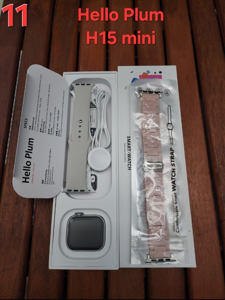 Bộ sản phẩm đồng bộ Hello Plum H15 mini - Đồ chơi công nghệ cho bé⌚ ĐỒNG HỒ THÔNG MINH HAPPY PLUM HP15 MINI 44MM – GIÁ TỐT, ĐỦ DÙNG!