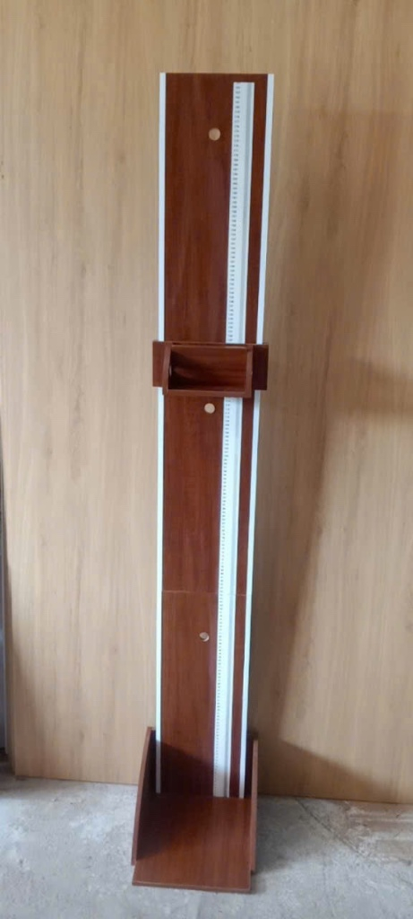 Thước gỗ đo cao 1,85-2 mét loại ba mảnh gập gọn