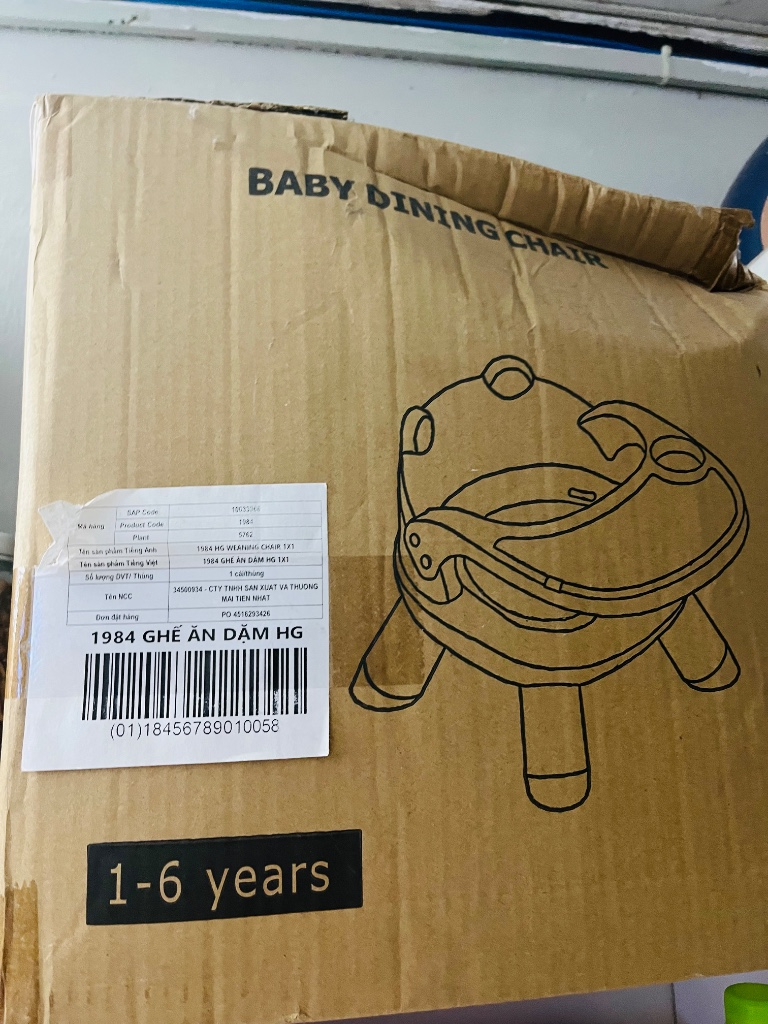 Bàn ăn trẻ em BABY DINING CHAIR - Mới trong hộp