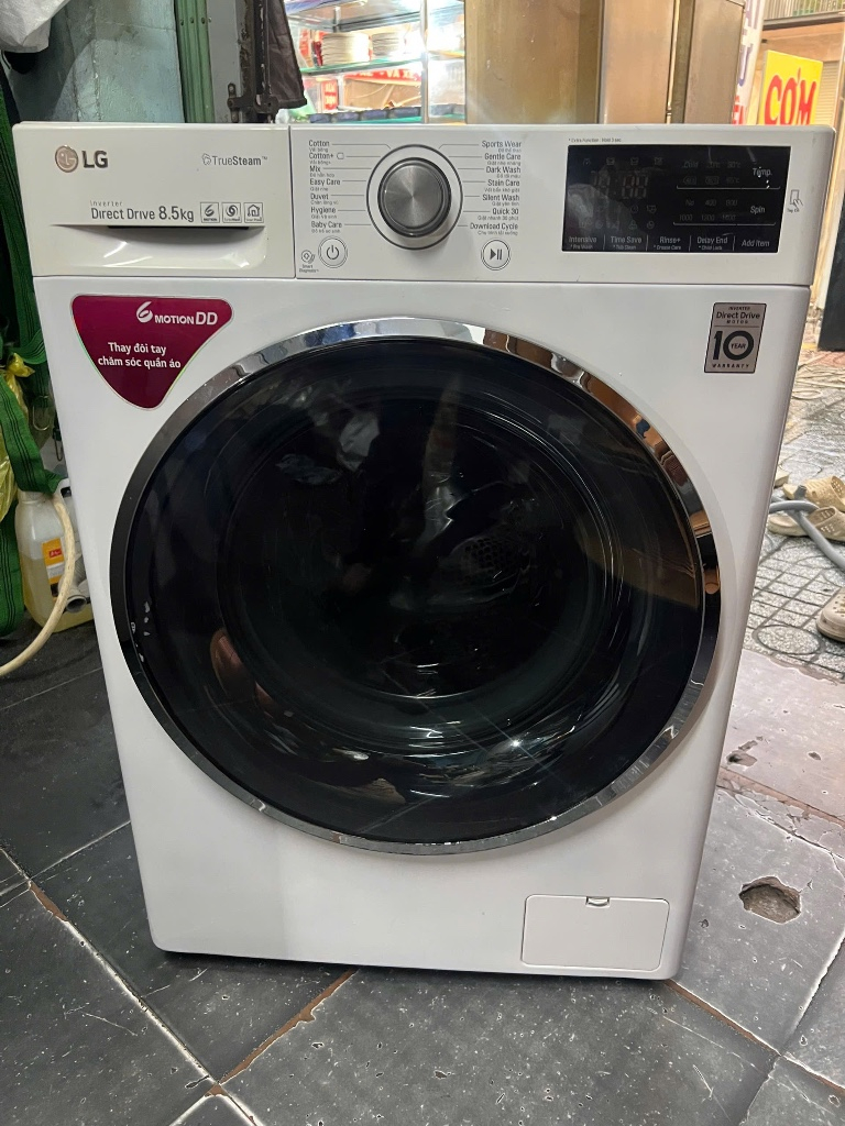 Máy giặt LG 8kg Inverter mới, còn mới 90%