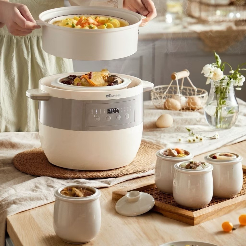 Nồi Nấu Chậm Đa Năng Dung Tích 2.5L - Tiện lợi, Đẹp mắt