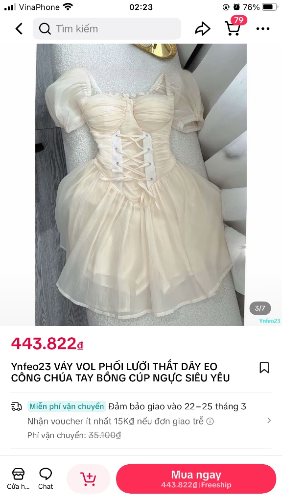 Váy dạ hội xinh xắn, phù hợp dự tiệc và đi chơi