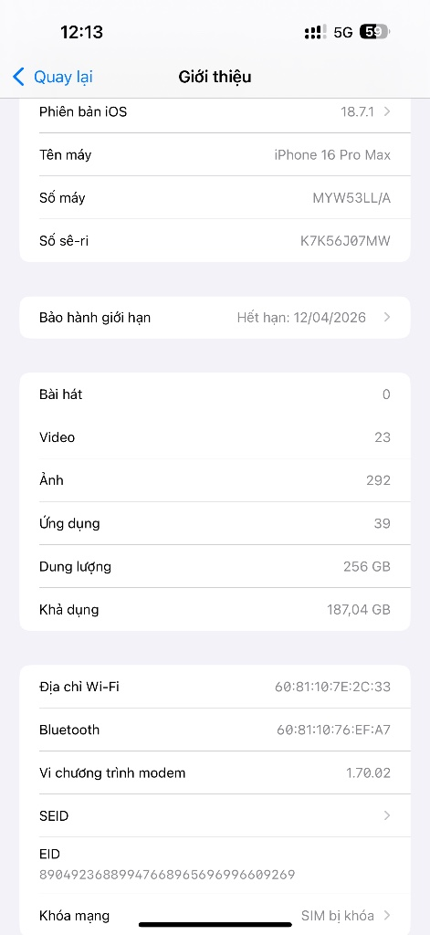 iPhone 16 Pro Max Chính hãng, Màn hình lớn, Hiệu năng cao