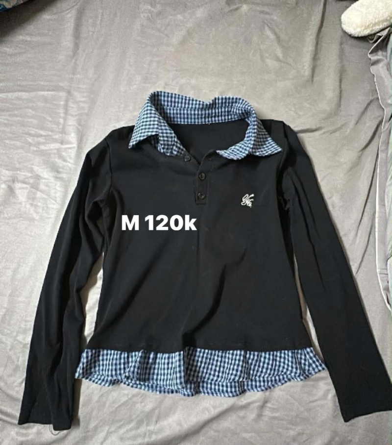 Áo thun kiểu dáng trẻ trung, phối sơ mi nữ tính