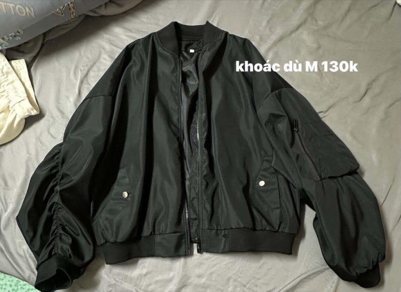 Áo khoác dù nam/nữ phong cách trẻ trung, size M