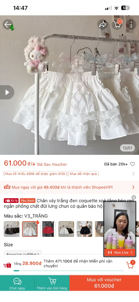 Bộ Váy Xinh Xắn, Chất Liệu Vải Bông Mềm Mại