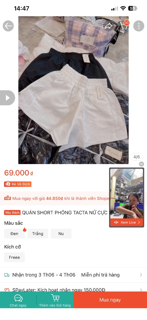 Quần Short Phòng Tỏa Nước Đẹp Mới
