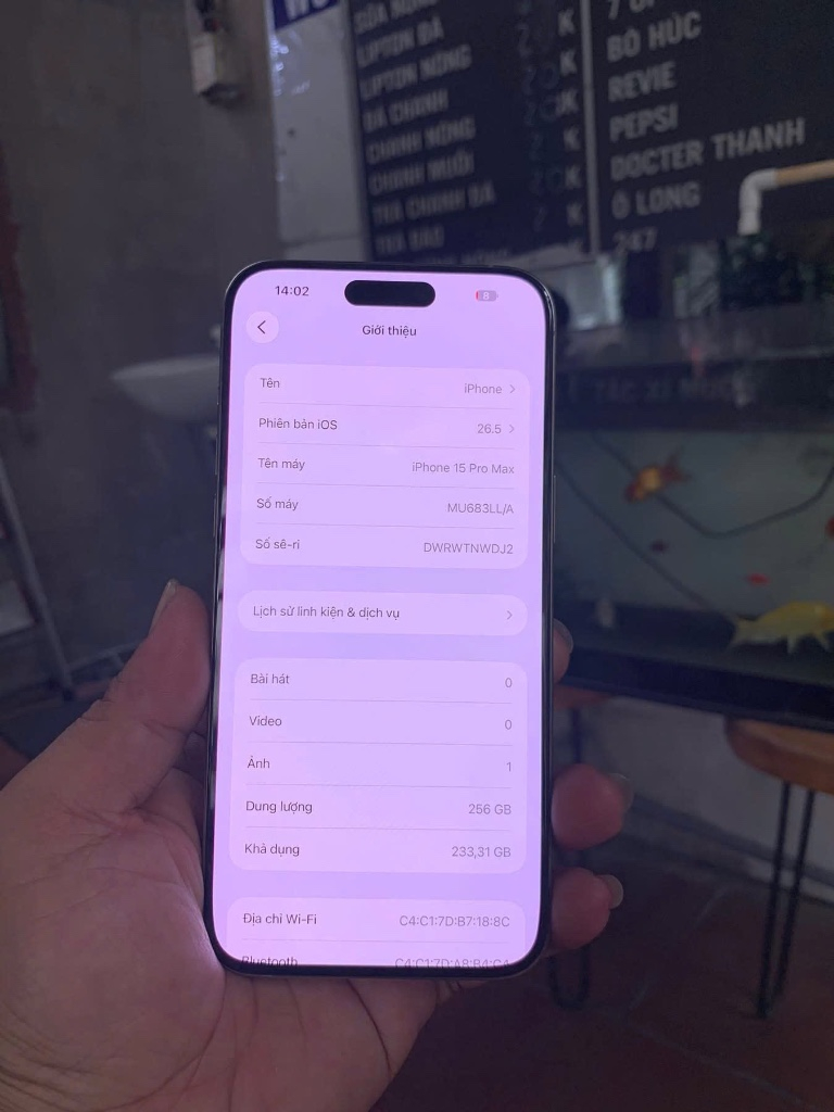 Iphone 15pro max giá 13tr6