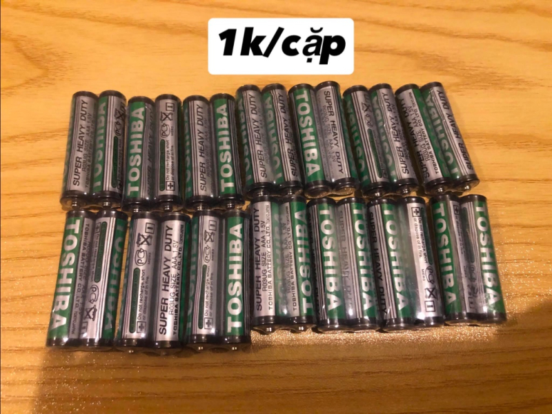 Pin sạc AA Toshiba – Sạc pin chất lượng cao, số lượng lớn
