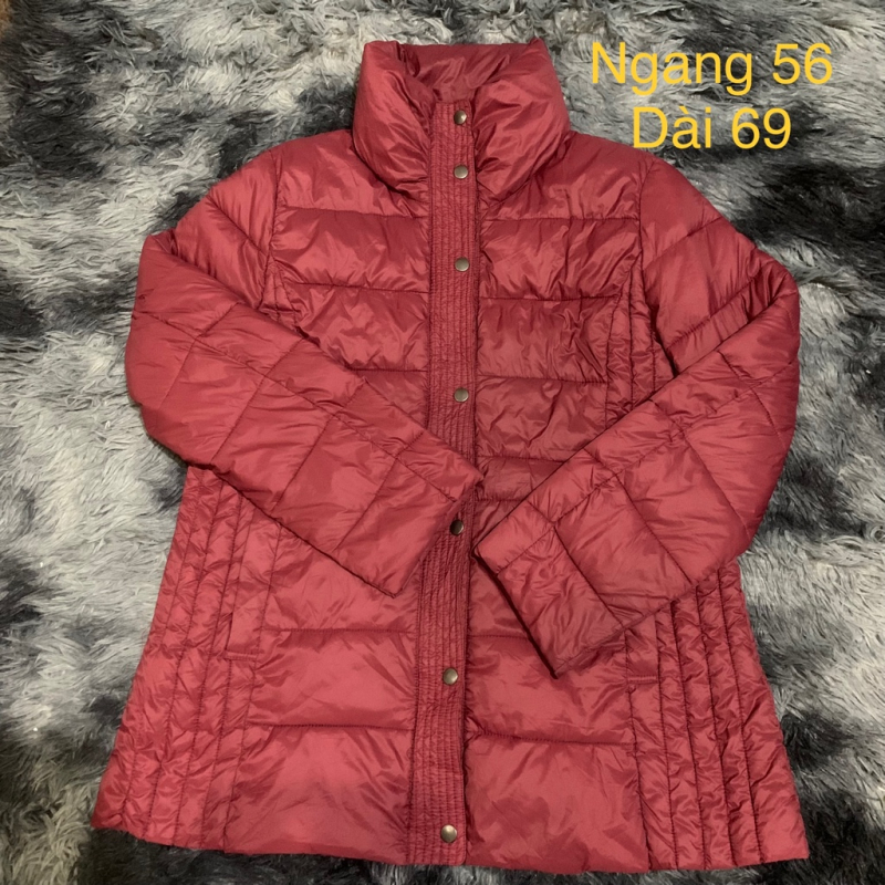 Áo khoác nữ dáng dài thời trang, ấm áp, màu đỏ