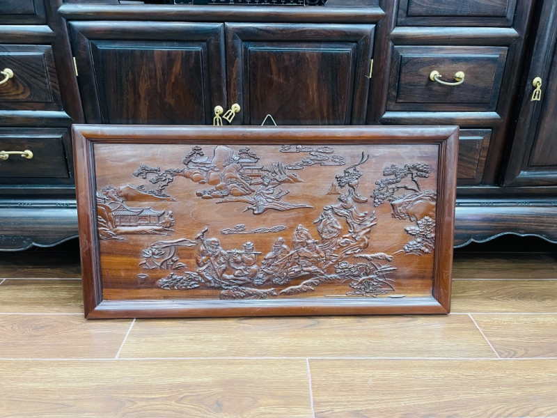 Bức tranh gỗ thủ công tinh xảo, trang trí nội thất cao cấp