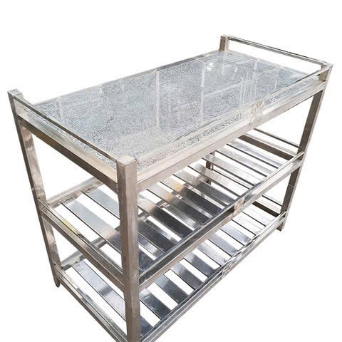 Kệ inox nhà bếp, đa chức năng, 3 tầng