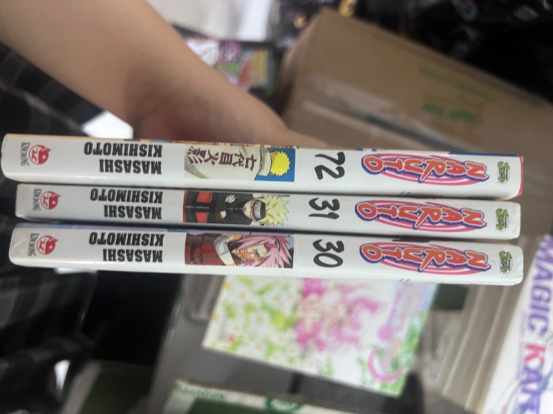 Sách truyện tranh Naruto và các tập manga nổi tiếng