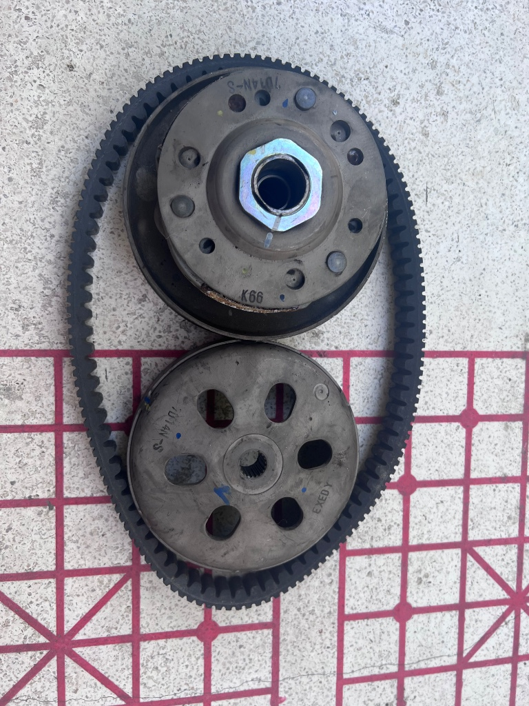 Thanh lý bộ nồi sau tháo xe AB125 2019 odo cực thấp kèm dây cuaroa