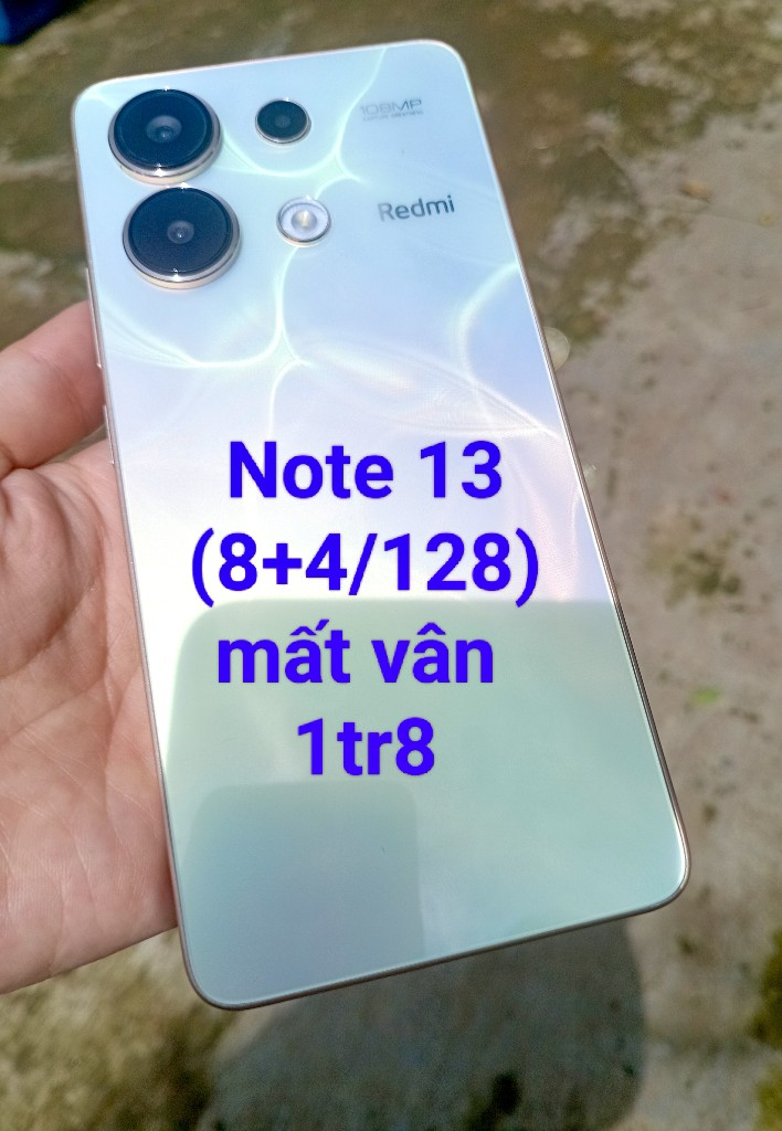 Redmi Note 13 mất vân tay ( ram8+4/128gb)