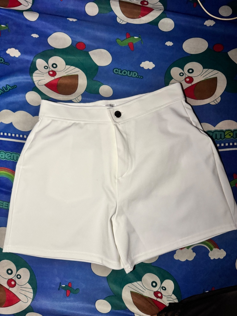Quần short thun cạp cao nữ thời trang,